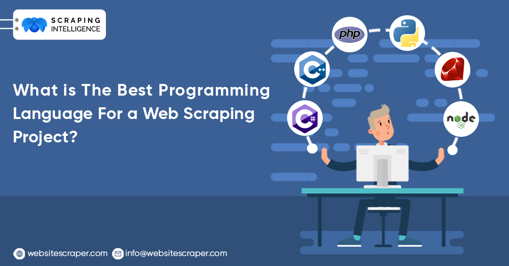 What is the best programming language for a web scraping project?