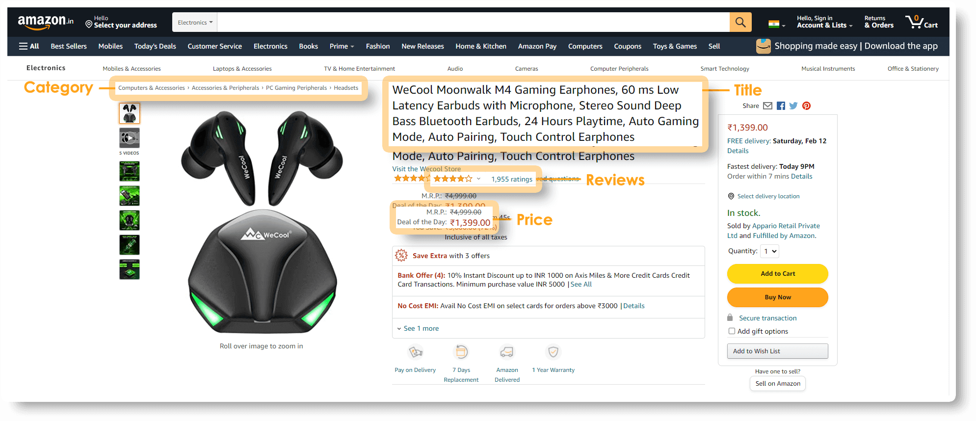 Amazon Advance Product Detail Scraper