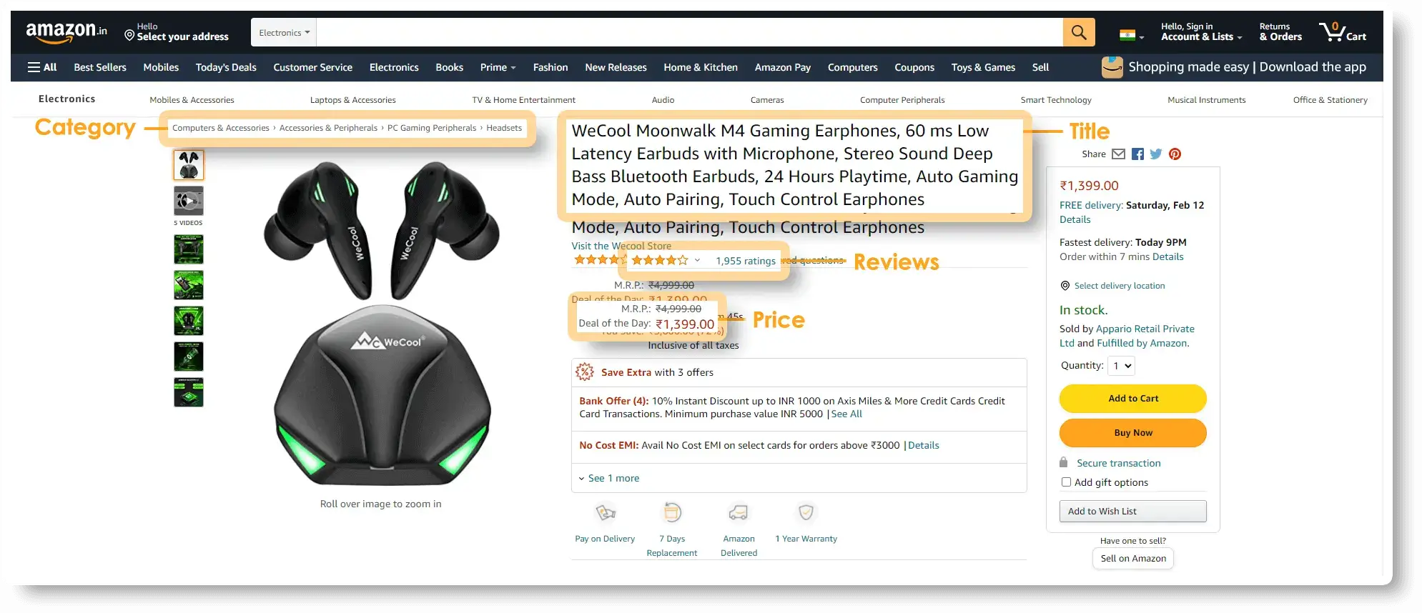 Amazon Advance Product Detail Scraper