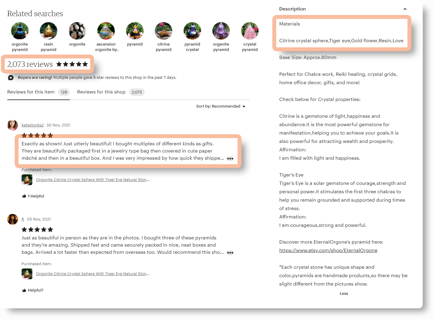 Scrape Etsy.com Product Data