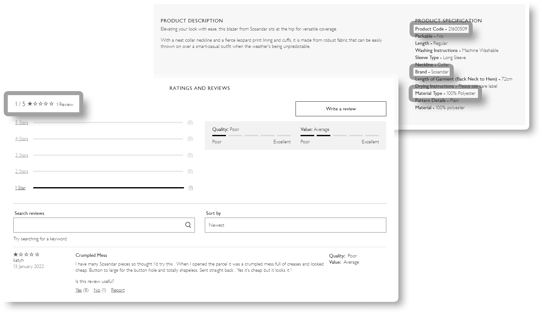 Johnlewis Product Data Extractor