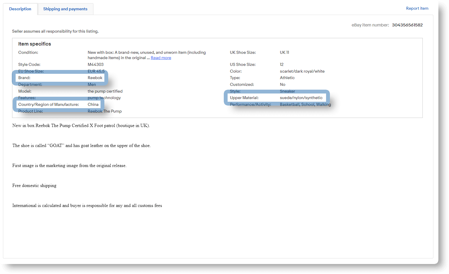 Scrape Ebay Seller Product Data
